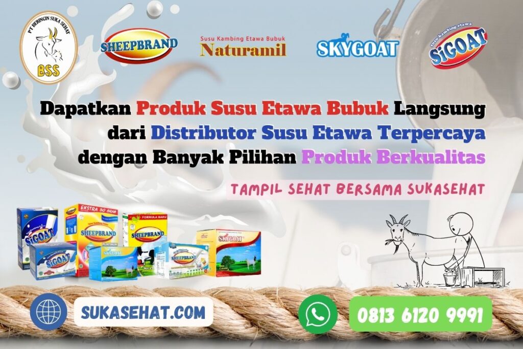 Distributor Susu Kambing Etawa di Medan, PT Beringin Suka Sehat